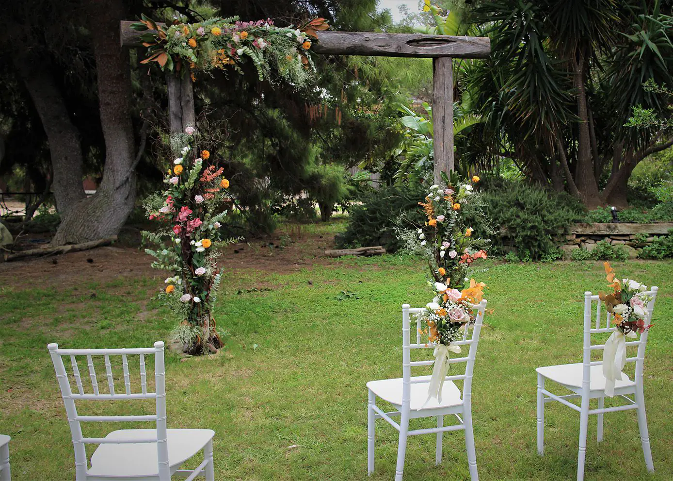 giardino allestito