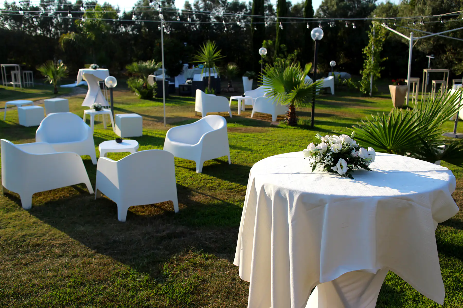 giardino allestito